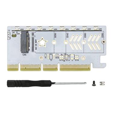 Imagem de PCIe para NVMe Adapter Card, 64 Gbps NVMe SSD para PCIe Card para 2230 2242 2260 2280, PCIe 4.0 Easy Installation, PCI Express 4.0 X16 Card