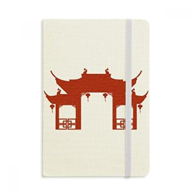 Imagem de Caderno com estampa de ilustração de desenho de cultura oficial de tecido capa dura diário clássico