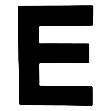 Imagem de Número de placa de casa flutuante 3D, letra 0-9, alfabeto A-Z, 12,7 cm, números modernos de endereço para porta para placa digital ao ar livre, preto, aço inoxidável, parafuso montado, antiferrugem