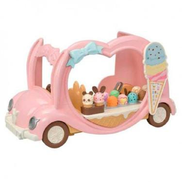 Imagem de Carro Roda Livre - Sylvanian Families - Van de Sorvete - Epoch Magia