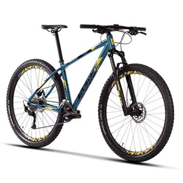 Imagem de Bike Aro 29 Mountain Bike Alumínio XL21' Freio a Disco Shimano Fun Evo 2023 Aqua Amarelo Sense