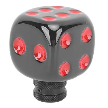Imagem de Cabeça de Mudança Em Forma de Dados, Adaptador de Botão de Mudança Automática, Botão de Alavanca de Mudança de Marcha Com 3 Adaptadores, Cabeça de Mudança de Carro para a Maioria