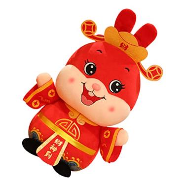 Imagem de NOLITOY 3 Pecas Ano do mascote Coelho coelhinho brinquedo decorações chinesas brinquedos brinquedo de pelúcia brinquedo de coelho de pelúcia lindo brinquedo de coelho fofa bebê enfeites