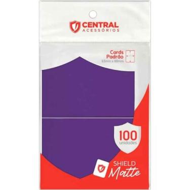 Imagem de Central Roxo Matte Standard Sleeve 100 Unidades Magic The Gathering Pokemon TCG