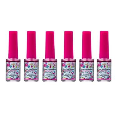 Imagem de Base Fortalecedora Nutribomba Oficial By Bruna - Kit 6 Unidades - Crescimento Rápido e Endurecimento - Tratamento Unhas 9ml - ZKMAGIC