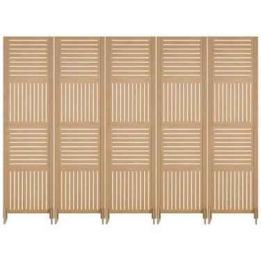 Imagem de Biombo Horizontal Vertical Divisor Separador Repartido Ambiente (5 Folha)