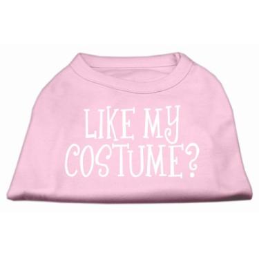 Imagem de Mirage Pet Products Camiseta estampada Like My Costume, GG, rosa claro