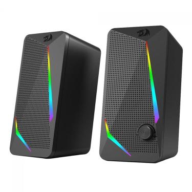 Imagem de Caixa De Som Redragon Waltz Rgb 2.5Wx2 200Hz Usb 3.5Mm Gs510