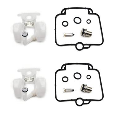 Imagem de Kit de reparo de carburador peças de junta flutuante de copo de óleo para Suzuki GS500E 89-00 GS500 GS 500 E GSX1100G 91-93 GSX1100 GSX 1100 G (Cor: 2 conjuntos)