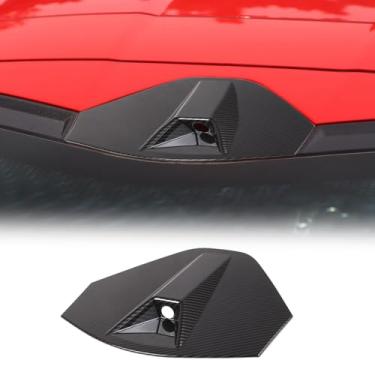 Imagem de Fgtagtal Capa para câmera retrovisora de teto de carro compatível com Chevrolet Corvette C8 2020-2024, acessórios de capa de ventilação de câmera traseira Decklid, compatível com cupê com câmera