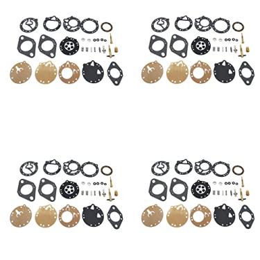 Imagem de Kit de reparo de carburador Spi Hr inclui parte da agulha de medição Pn 07-451465 todos os carburadores Tillotson HR c/ 07406 N/S. (Cor: 4 conjuntos)