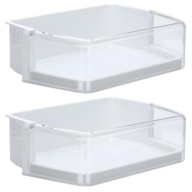 Imagem de [Pacote com 2] DA97-08406A, DA97-08406B/C atualizado para geladeira Samsung RF4287HARS/RF4289 (lado direito), substitui AP4578480, PS4175803, EAP4175803, DA63-05391 Prateleira de porta