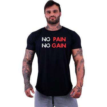 Imagem de Camiseta Longline MXD Conceito No Pain No Gain Masculina-Masculino