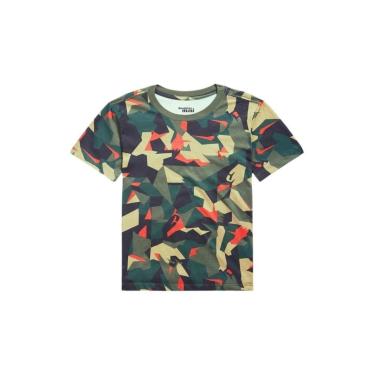 Imagem de Infantil - Camiseta Mc Camuflado Geométrico Reserva Mini Verde  menino