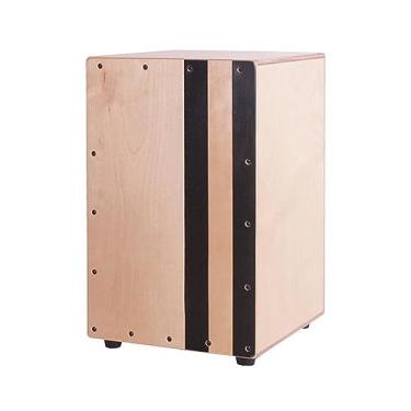 Imagem de Cajon - Caixa de madeira tambor de mão para guitarra interna cordas de aço com bolsa instrumento de percussão profissional para adultos e iniciantes (B)