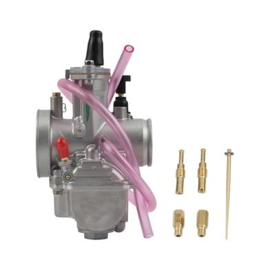 Imagem de Carburador de cortina plana para motocicleta Enduro compatível com Keihin PWK 34 mm Dirt Bike Scooter 2T 4T ATV Quad Go Kart Buggy 250-350cc Keihin Koso Oko