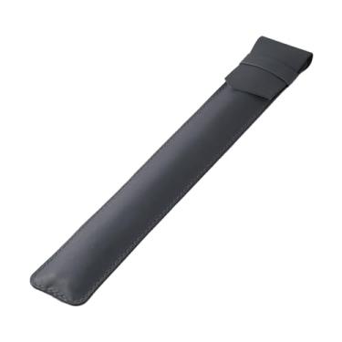 Imagem de Dynwave Estojo de couro para baqueta, bolsa de armazenamento durável para baqueta, suporte para baqueta para brincar, ferramentas de festa, crianças e, preto