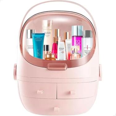 Imagem de Caixa Organizadora De Maquiagem Cosméticos Lorben (Rosa)