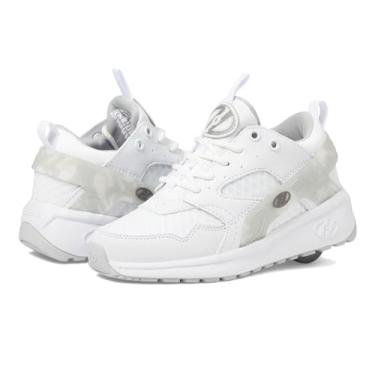 Imagem de HEELYS Tênis masculino de cano baixo, Branco/Cinza, 1 Little Kid