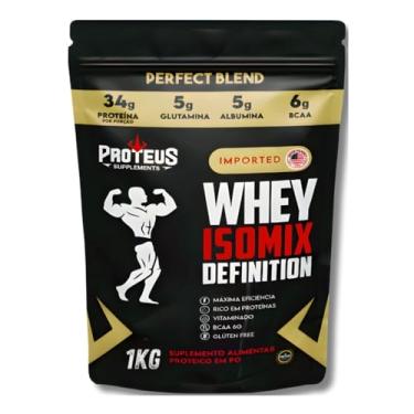 Imagem de Whey Protein Isolate Protein Mix - Black Series - 34g de Proteína por Porção - Refil/Sachê 1kg Proteus Supplements (1kg, Frutas vermelhas)