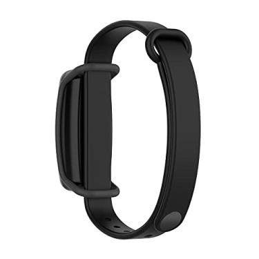 Imagem de Threeeggs Pulseira de silicone à prova d’água e durável, compatível com pulseiras Bond-Touch, 7.5 polegadas, unissex, esportivo, moderno