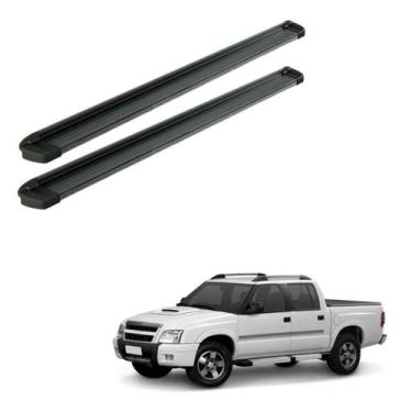 Imagem de Estribo S10 2003 2004 2005 2006 2007 2008 Cabine Dupla Preto - Bepo