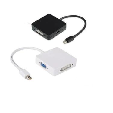 Imagem de Conversor Mini Displayport 3x1  Vga , Dvi, Hdmi Tebera, AUDIO E VIDEO
