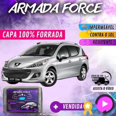 Imagem de Capa Cobrir Carro PEUGEOT 207SW 100% Forrada Armada Force 100% Imperme
