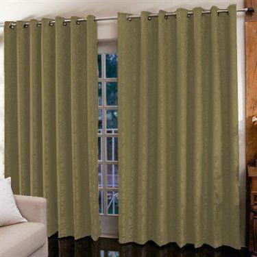 Imagem de Cortina Jacquard para sala ou quarto 400 x 230 m Admirare, Fendi