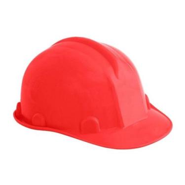 Imagem de Capacete com Aba Frontal Vermelho Vonder, Vermelho
