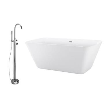 Imagem de Kit banheira de imersão e misturador monocomando - nab0001-c + tab0028