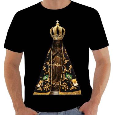 Imagem de Camisa Camiseta 5289 - Nossa Senhora Aparecida - Primus, Preto, G1