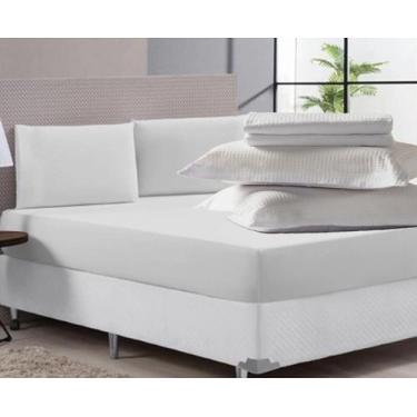 Imagem de Cobre Leito Colcha Piquet VIUVA 3 Peças Tecido Algodão 128 X188 BRANCO