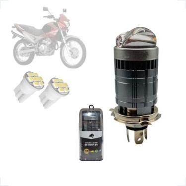 Imagem de Lâmpada Led H4 Farol Alto e Baixo Stallion M01F Moto Falcon NX400 1999