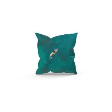 Imagem de Almofada Decorativa Cheia c/ Zíper 40x40 Prancha no Mar - Deluzz