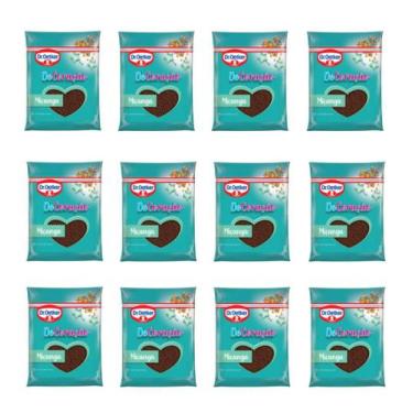 Imagem de Kit c/ 12un Granulado Miçanga de Chocolate 80g - Dr Oetker - Dr. Oetke