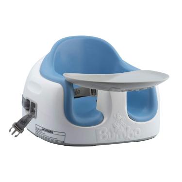 Imagem de Baby Multi Seat Booster Bumbo 3 em 1 com bandeja de alimentação azul