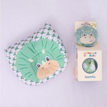 Imagem de Kit Baby Para Dormir 2 Pçs Sono Tranquilo Naninha Pelúcia Zoo + Traves