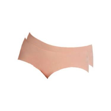 Imagem de Kit com 2 Calcinhas Caleçon Hope 30850, Bege, G