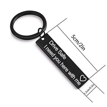 Imagem de Chaveiro Drive S Bonito Eu Te Amo para Namorado Marido Pai Natal Aniversário Presentes de Dia Dos Namorados Este Chaveiro é Opção do Marido e do Pai Diariamente e Cheris para (2)