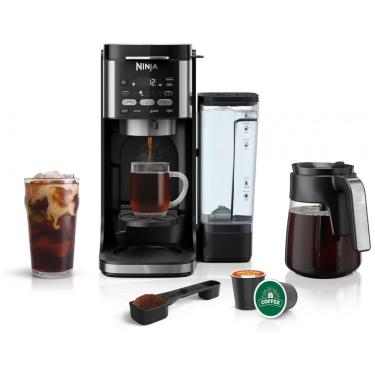 Imagem de Máquina de Café e Gelado Quente DualBrew de 12 xícaras, 110V 1550W, Ninja CFP101, Preta