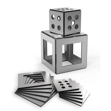 Imagem de 2 peças de kit de prática de cupons de soldagem, dados de cubo e placa de aço suave para treinamento de iniciantes, calibre 17, espessura de 2 mm, kit de treinamento abrangente de aprimoramento de