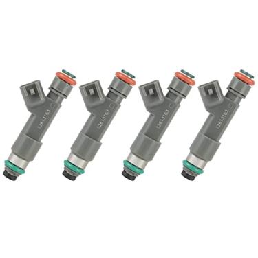 Imagem de SCITOO Injetores de combustível motor automotivo 12 furos 4 peças substituição para Chevy para HHR 2009-2011, para Chevy para Malibu 2010-2012, para Pontiac para G6 2010