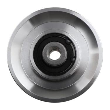 Imagem de Vaveren Polia de rolamento fitness, substituição de roda, equipamento de exercício de baixo ruído, leve, treinamento de força, prático, liga de alumínio, 8 Cm
