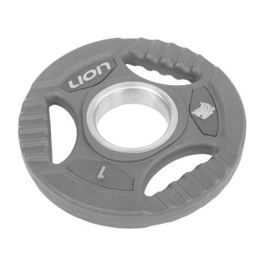 Imagem de Anilha 1 Kg Musculação Em Aço E Borracha Vulcanizada Lion