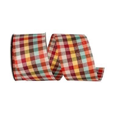 Imagem de Reliant Ribbon Fita xadrez com fio de sarja tonal, multi