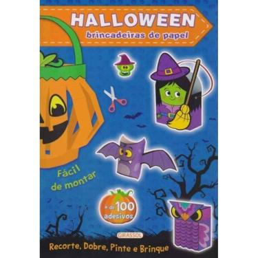 Imagem de Halloween - Brincadeiras de Papel (Capa Azul)