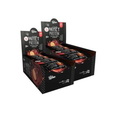 Imagem de Combo Latam Fit Pacoca Com Whey Protein Chocolate Zero 24 Un