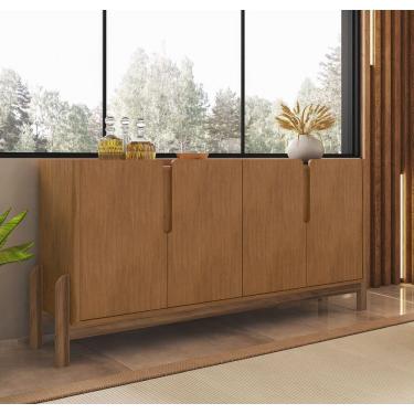 Imagem de Aparador Buffet Sala Lizz 170cm Marrom