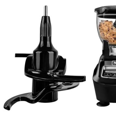 Imagem de Linkidea Substituição do liquidificador de lâmina cruzada, compatível com liquidificador Ninja, acessórios de peças para modelo BN601, BL770, BN801 processador de alimentos de 1,8 g, preto